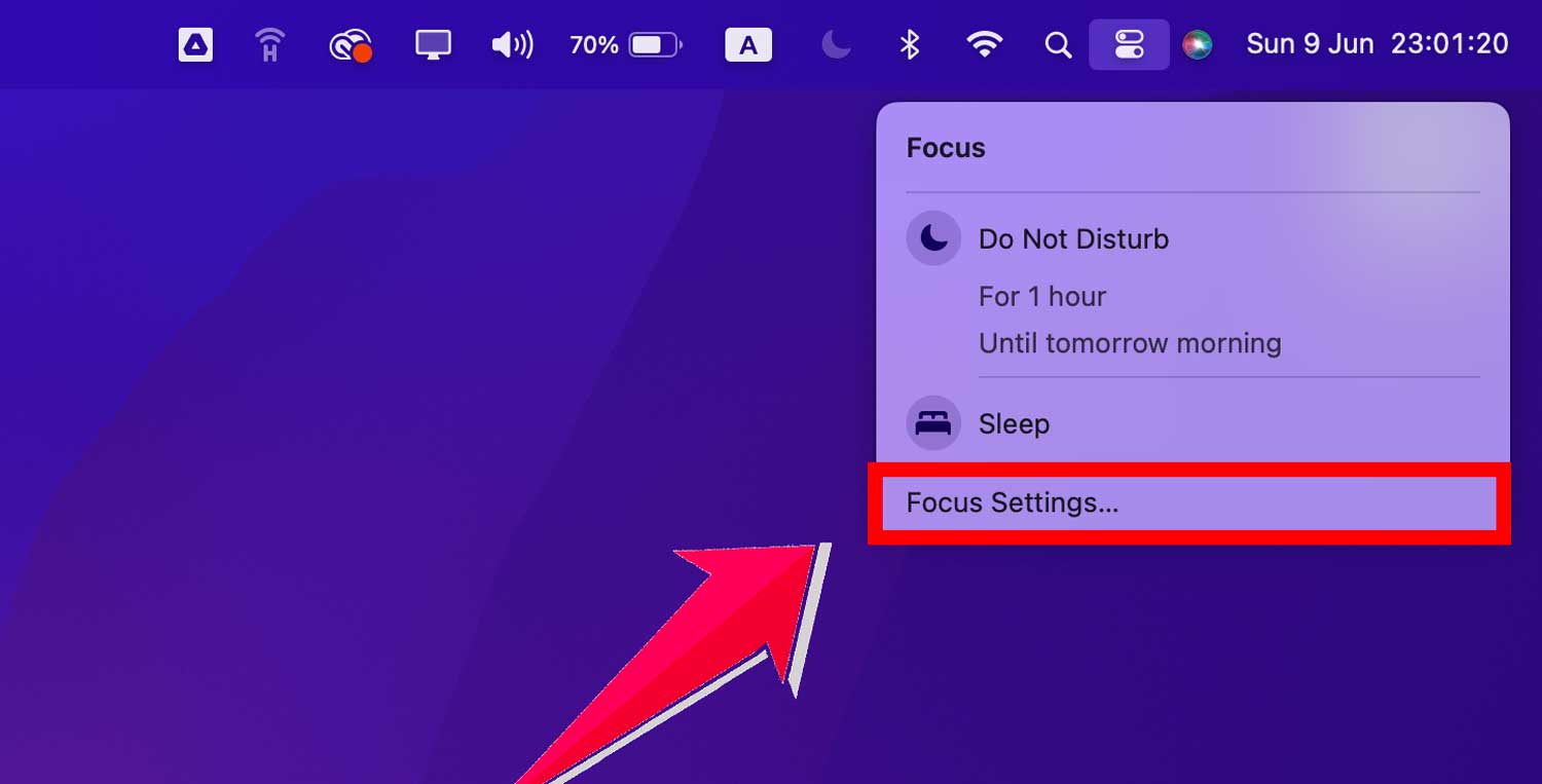 Access the Control Center