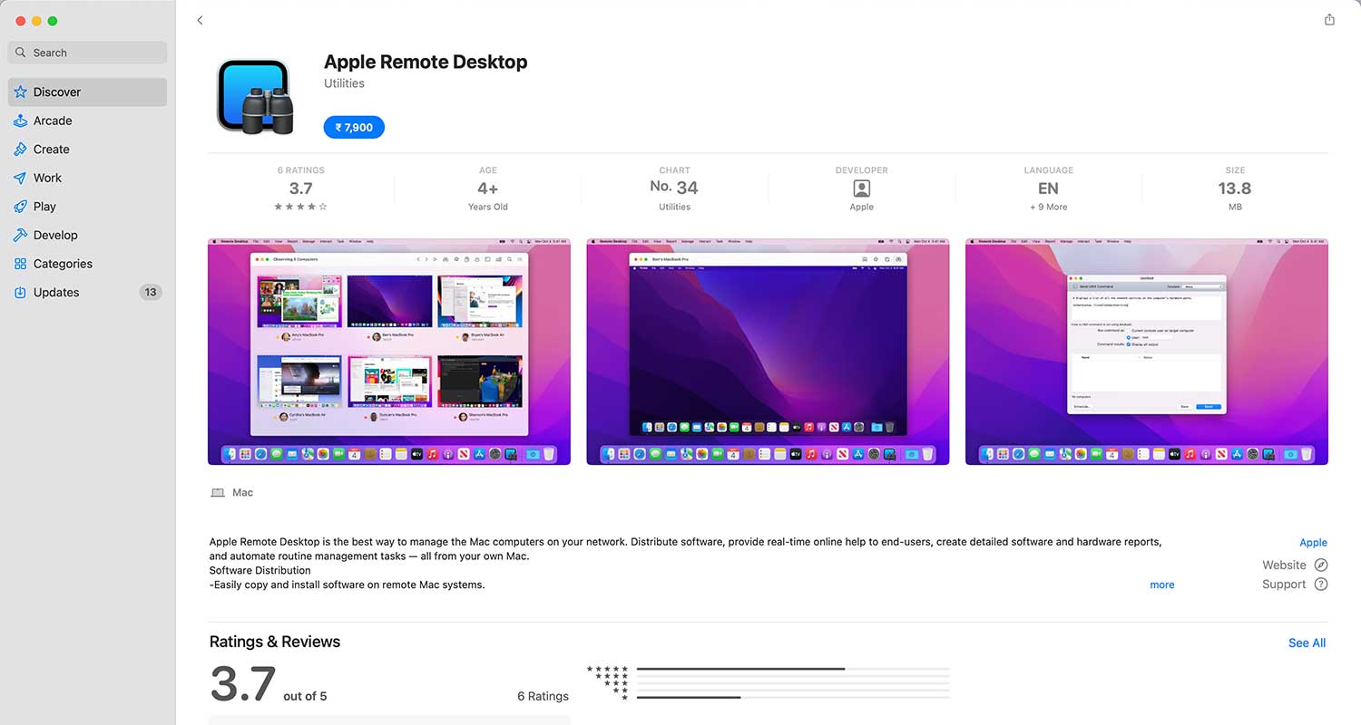 apple remote desktop app