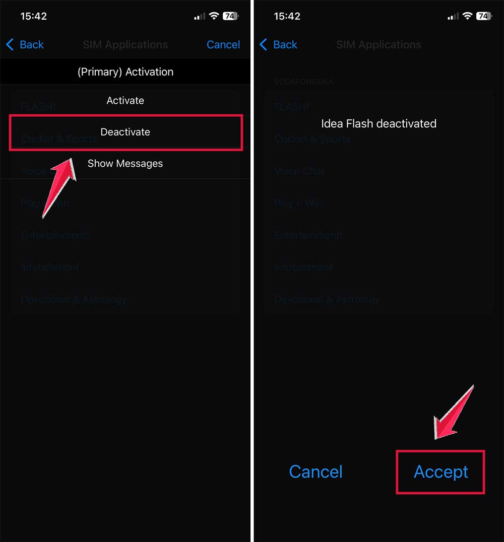 click on deativate then click on accept click on deativate then click on accept