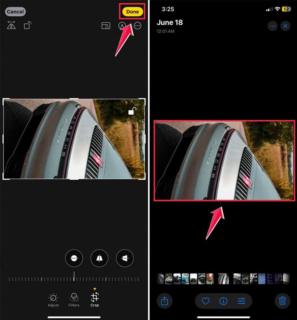 click on done then final result