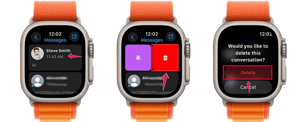 Delete old messages i watch