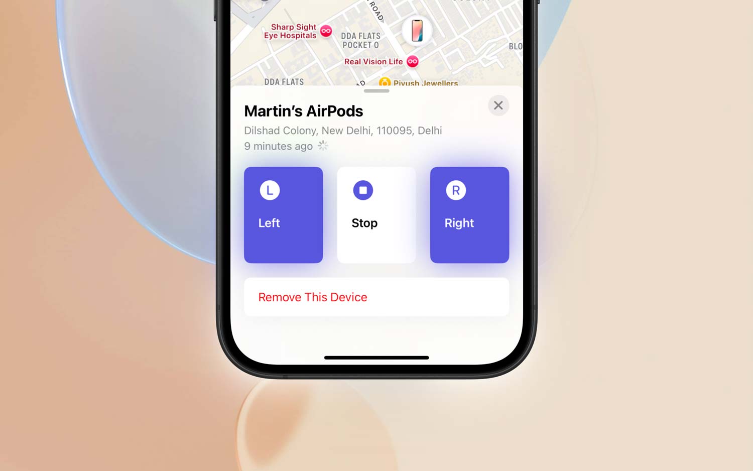 does forgetting airpods on one device affects all featured