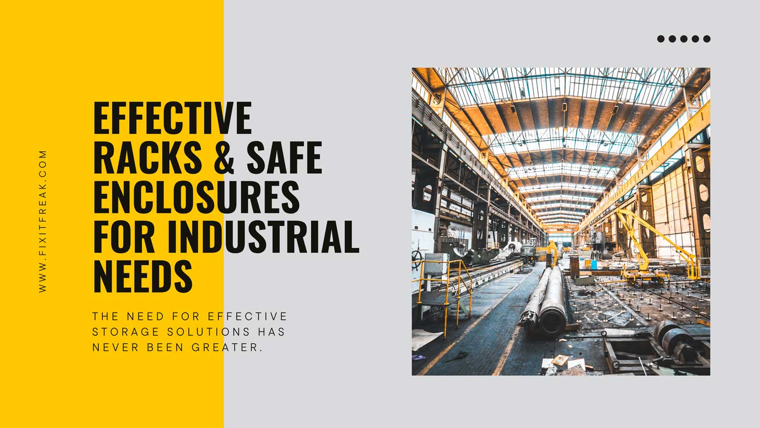 effective racks and safe enclosures for industrial needs featured