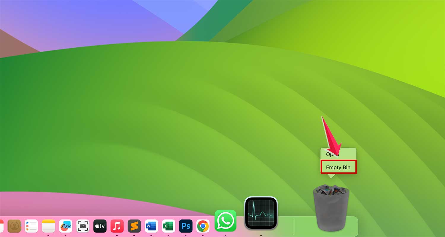 empty the bin mac xl empty the bin mac xl