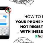 fix phone number not registered with imessage featured