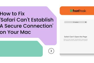 fix safari cant establish secure connection issue on mac featured