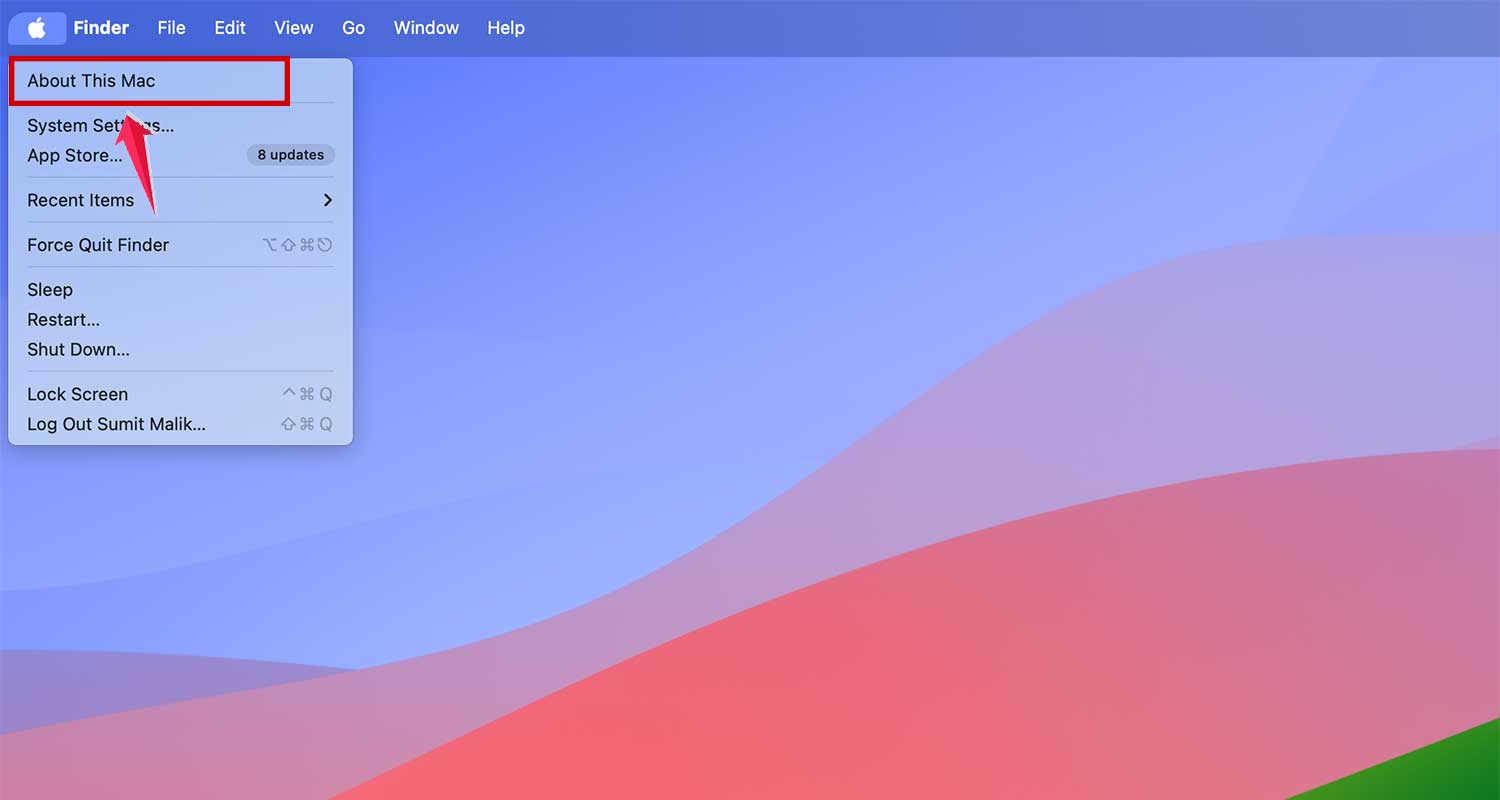 go to about this mac in mac xl