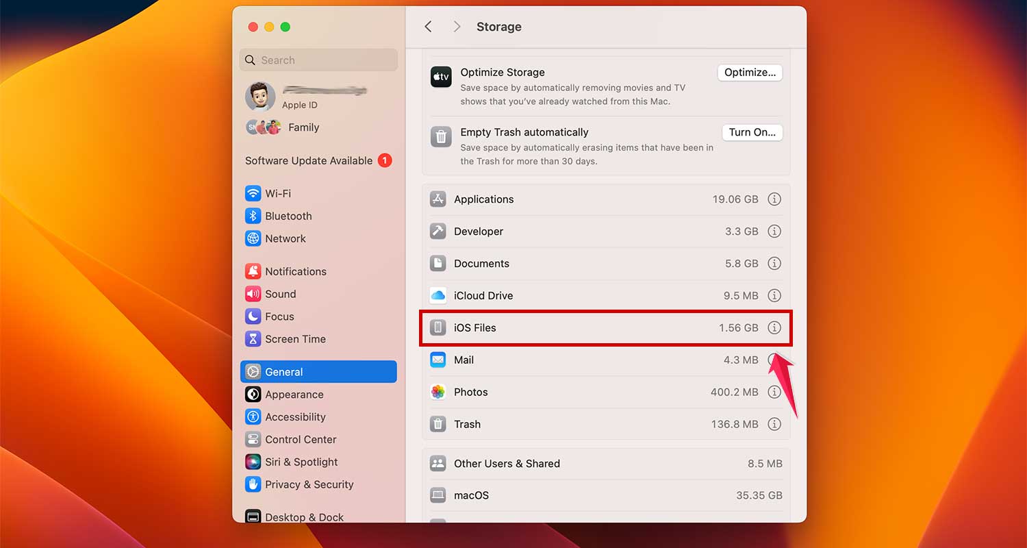 go to ios files in storage settings in mac xl go to ios files in storage settings in mac xl