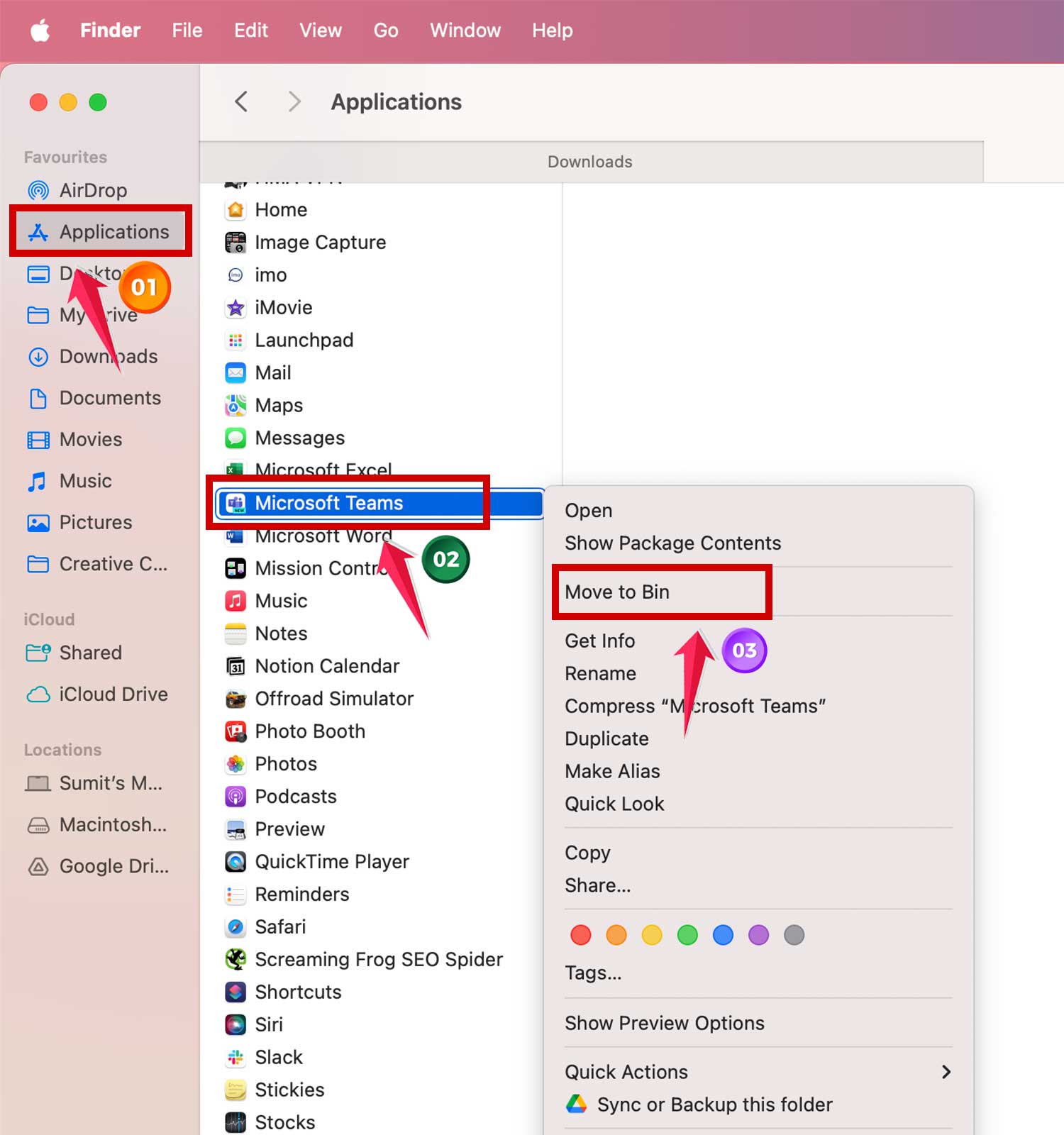 go to microsoft teams mac