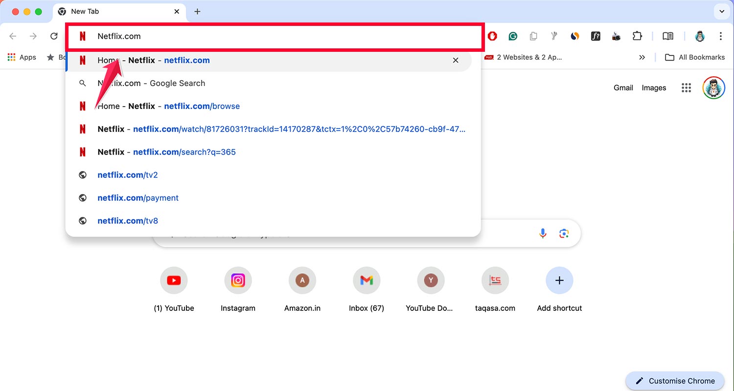 go to netflix.com and sign in