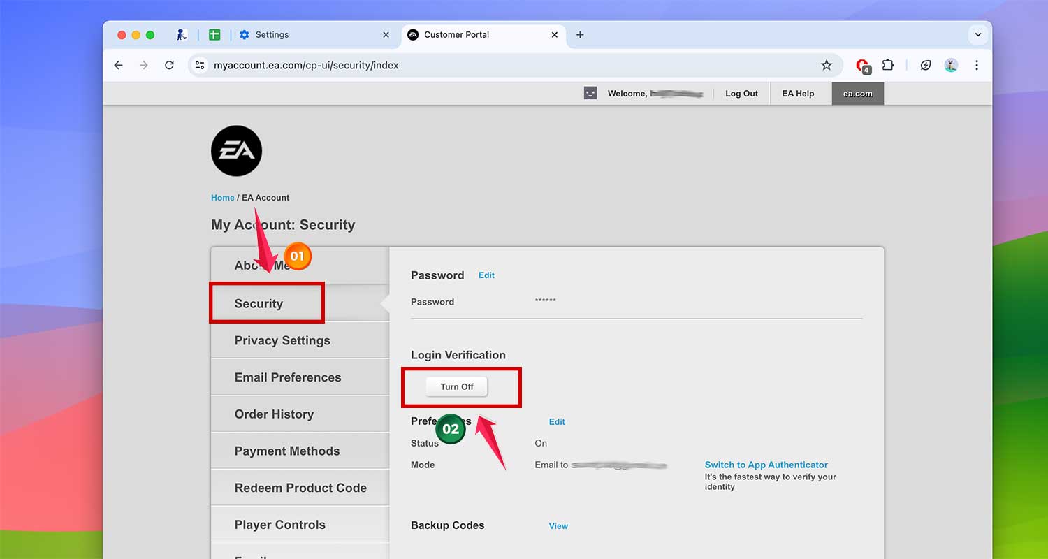 go to turn off login verification in ea account settings mac xl go to turn off login verification in ea account settings mac xl