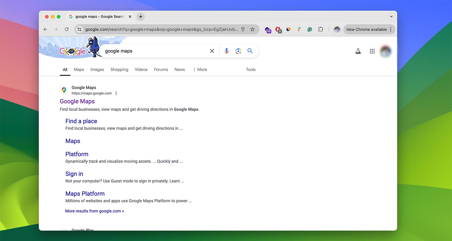 google maps timeline