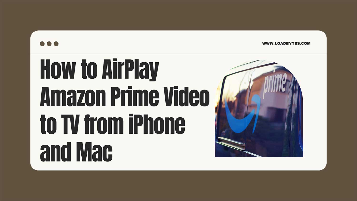 how to airplay amazon prime video to tv from iphone featured