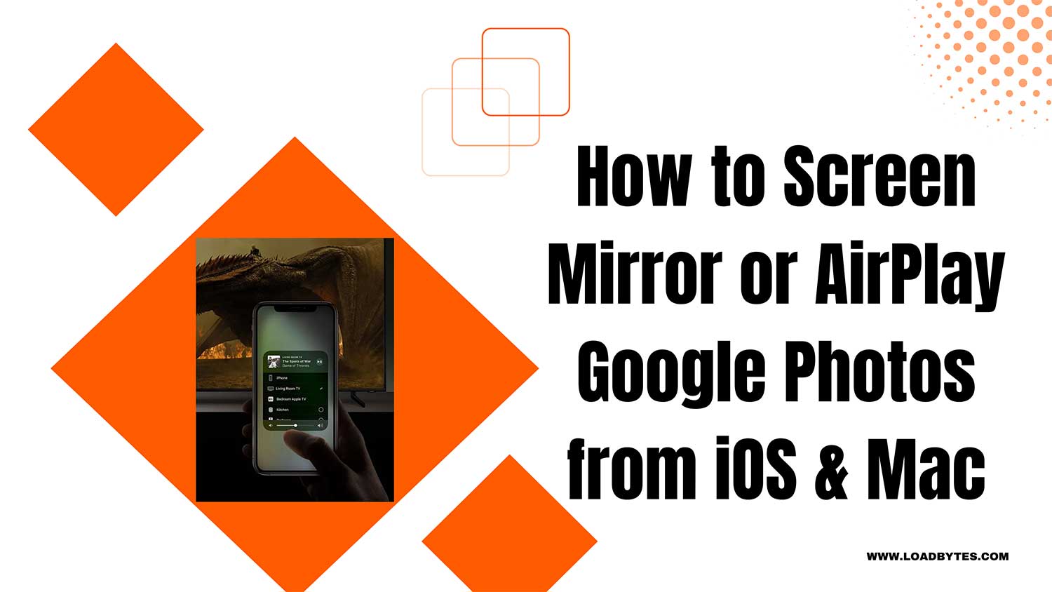 how to airplay google photos from ios featured
