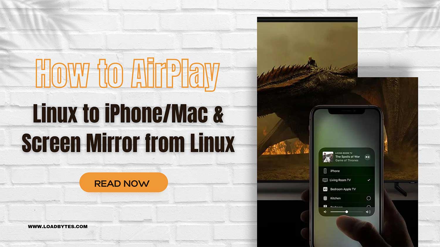 how to airplay linux to iphone from linux featured