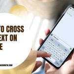 how to cross out text on iphone featured