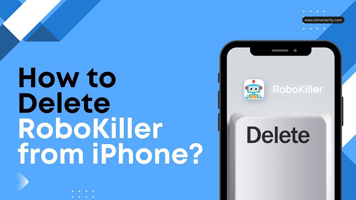 how to delete robokiller from iphone featured