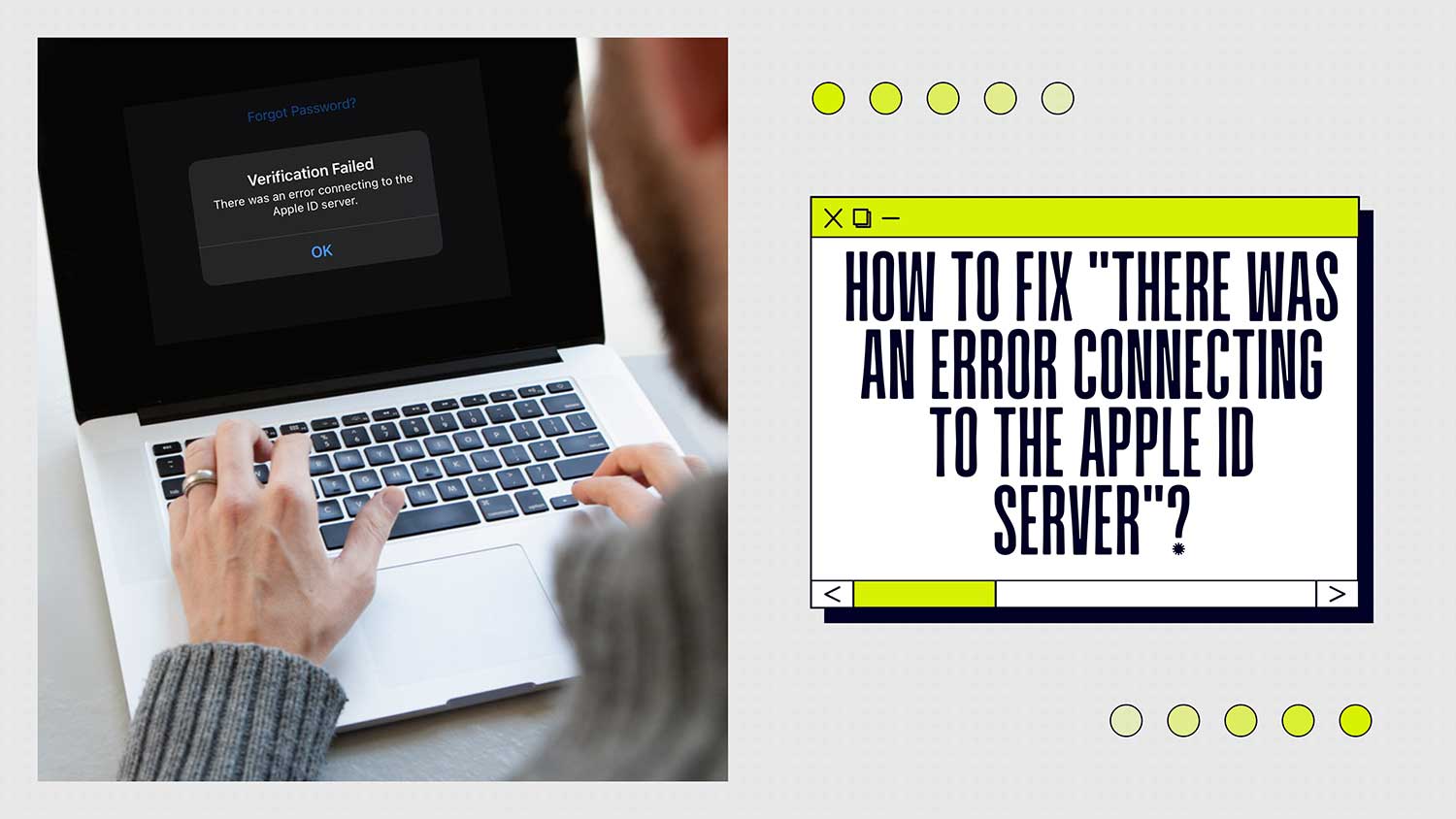 how to fix there was error connecting to apple id server featured
