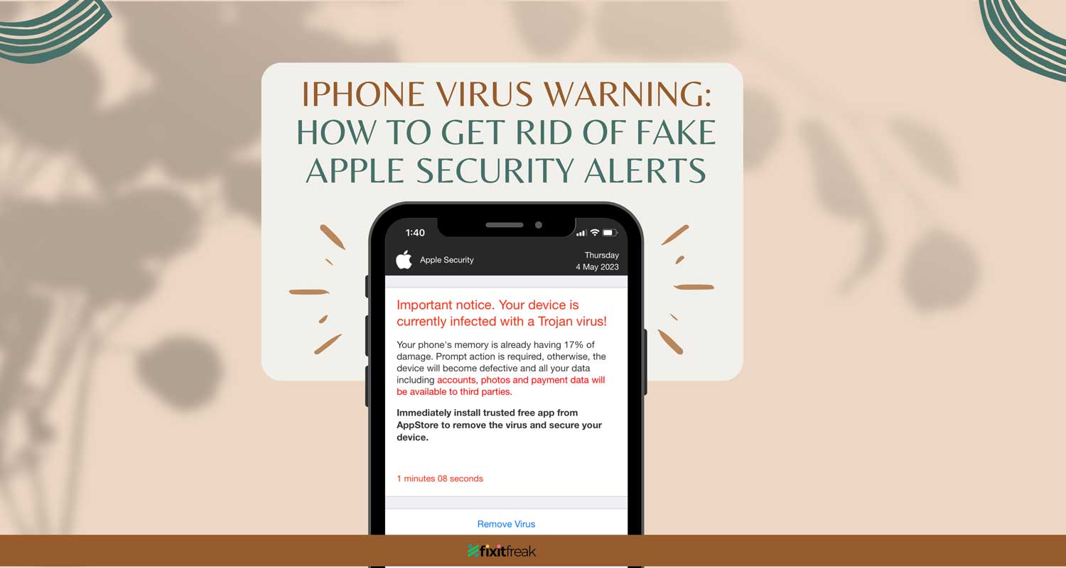 how to get rid of fake apple security alerts featured