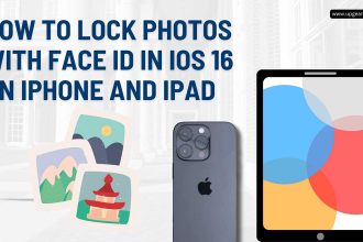 how to lock photos with face featured