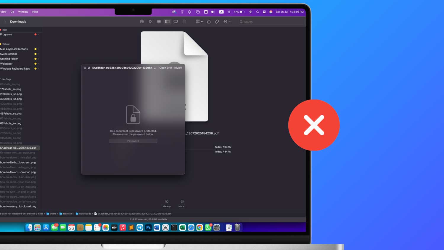 how to remove password from pdf on mac featured