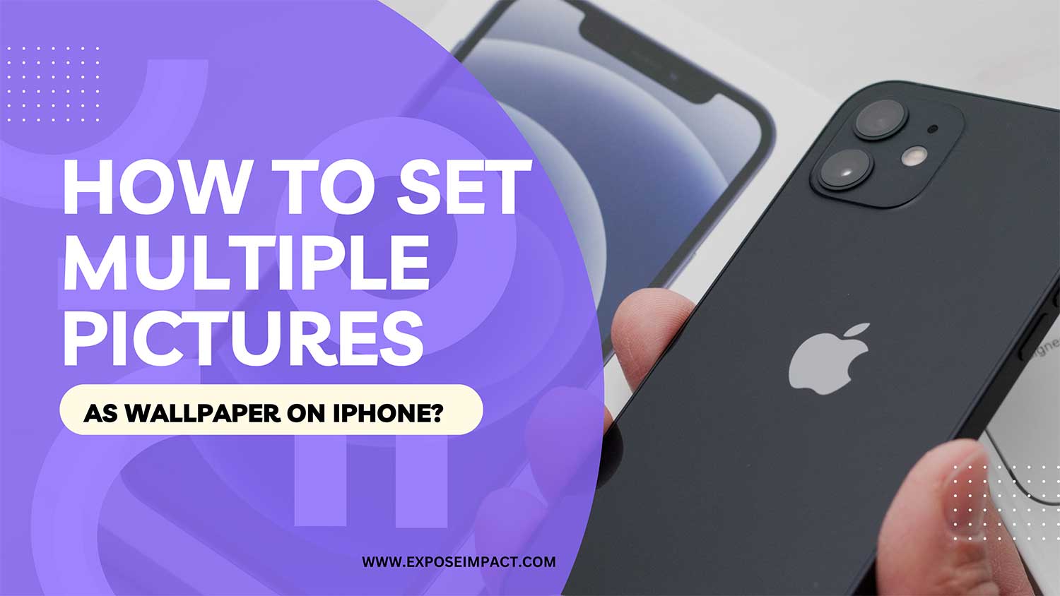 how to set multiple pictures as wallpaper on iphone featured