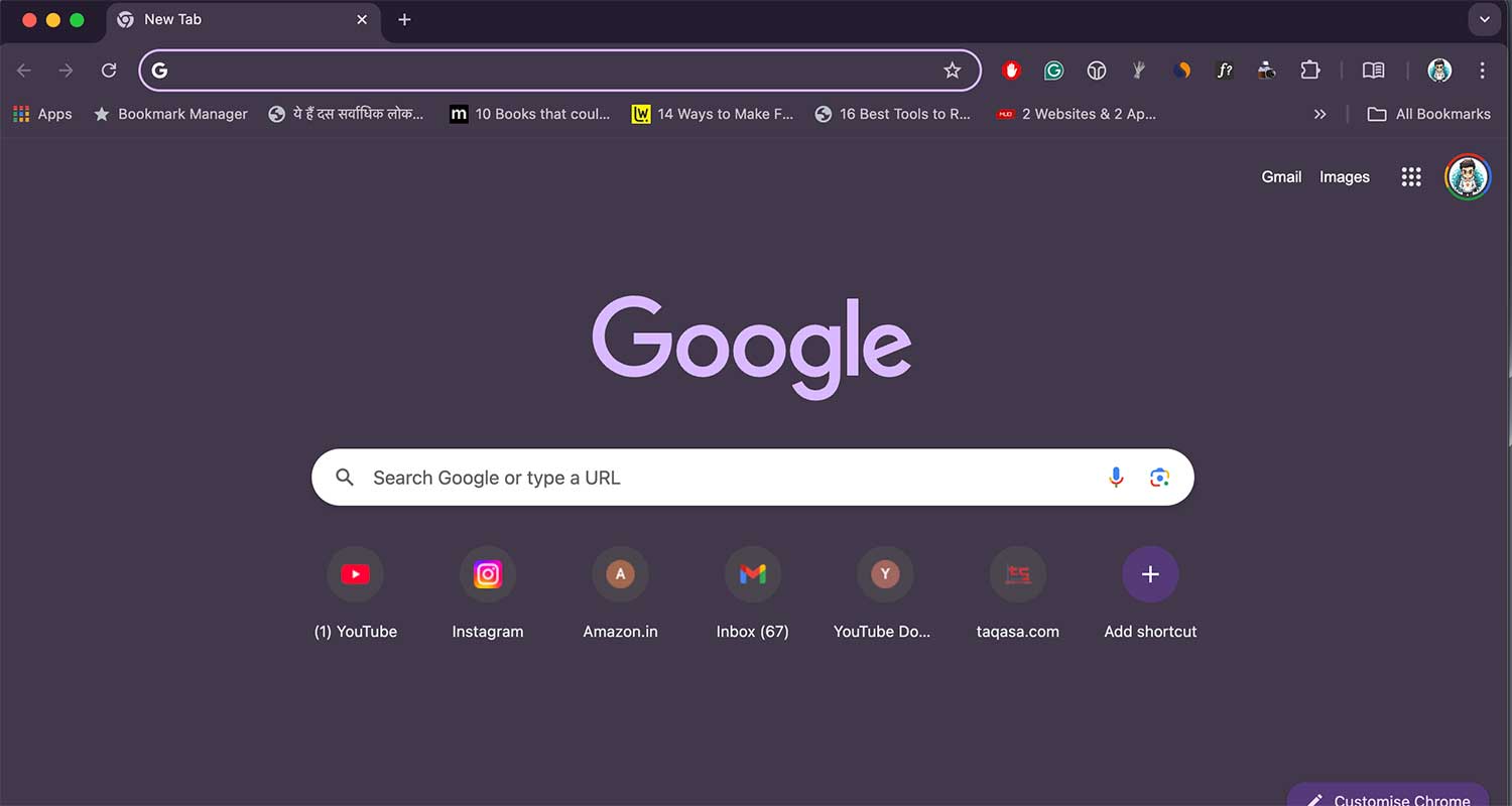 open chrome application on your mac