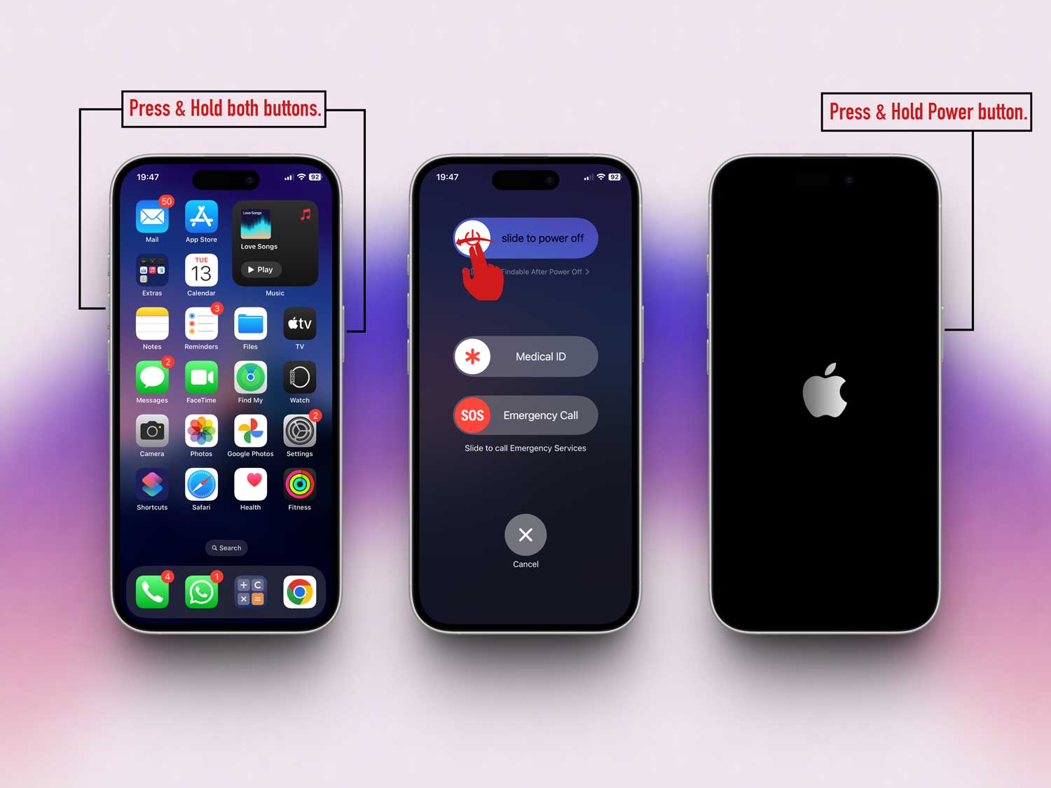 restart iphone easily