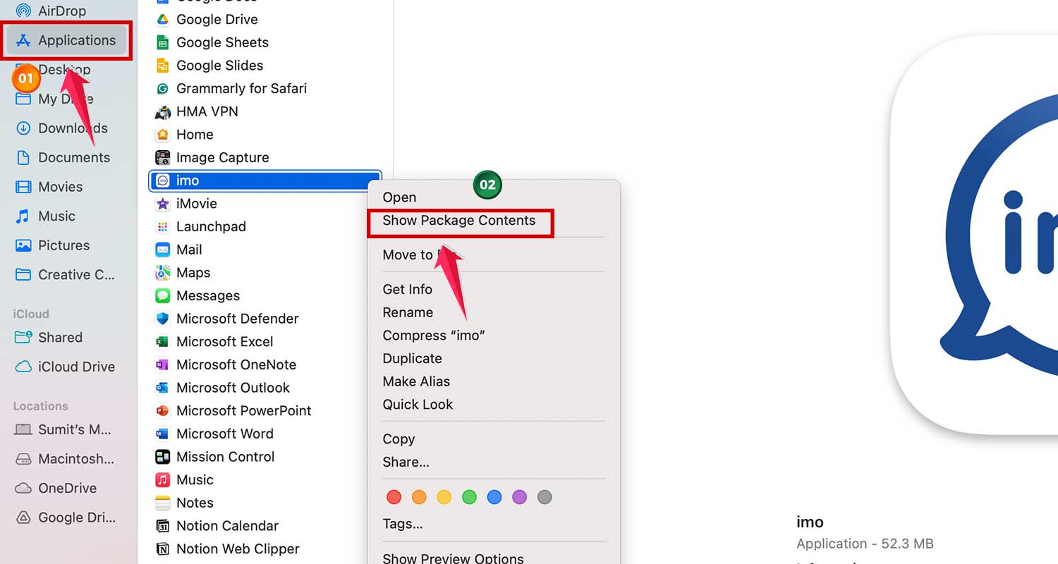 show package contents of any app in mac xl show package contents of any app in mac xl