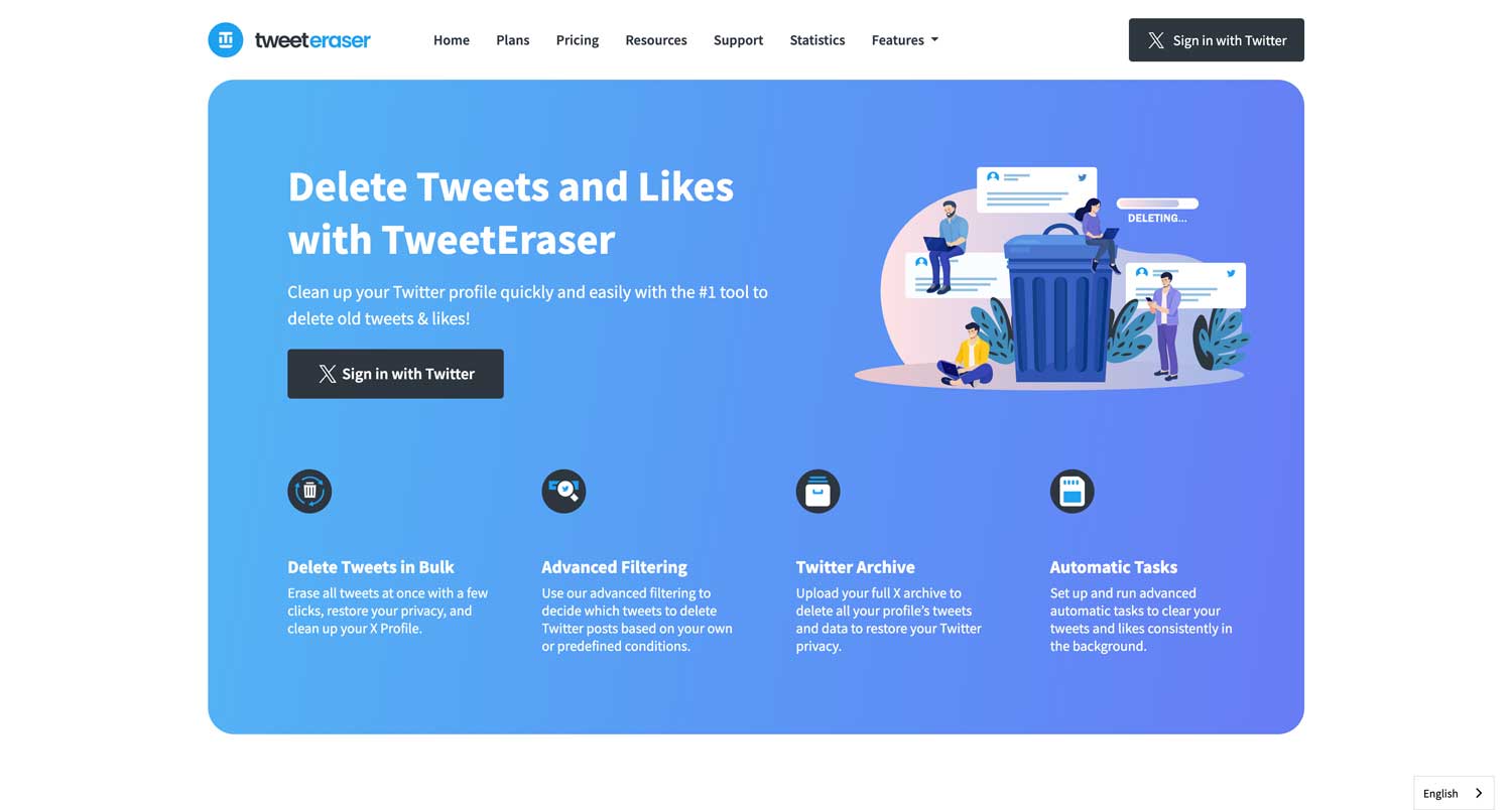 tweeteraser
