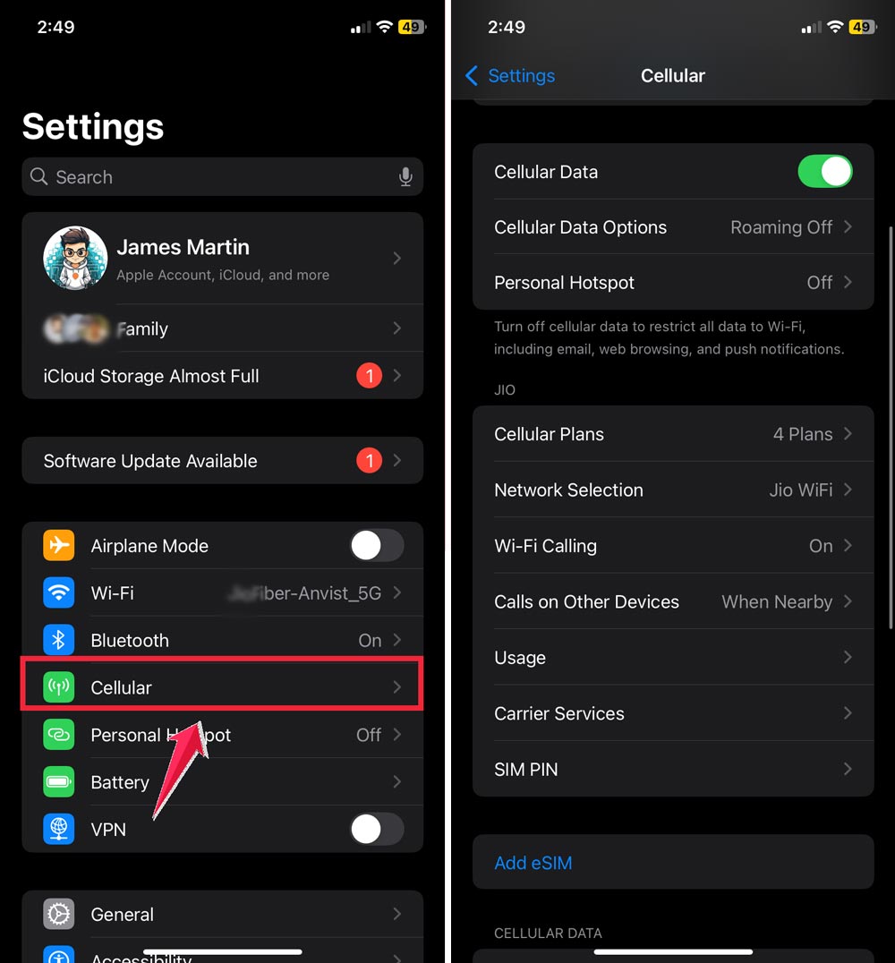 unusual data usage might signal spyware activity