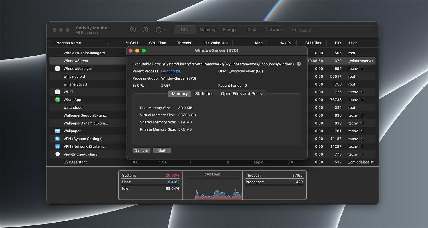 use the activity monitor mac